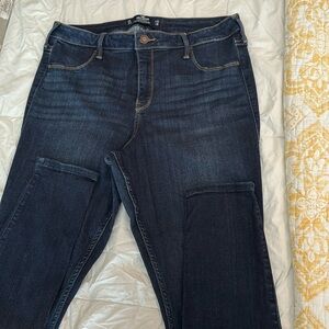Hollister curvy high-rise jean legging stretch size 17 long like new